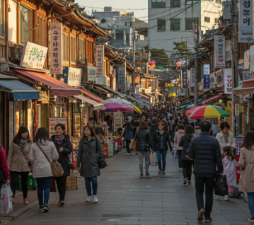 붐비는사람들1