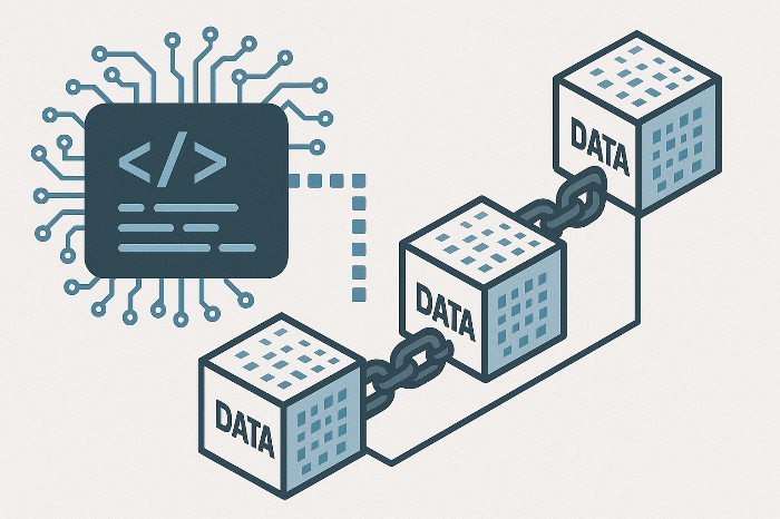 데이터 코드 자본화 과정을 표현한 이미지