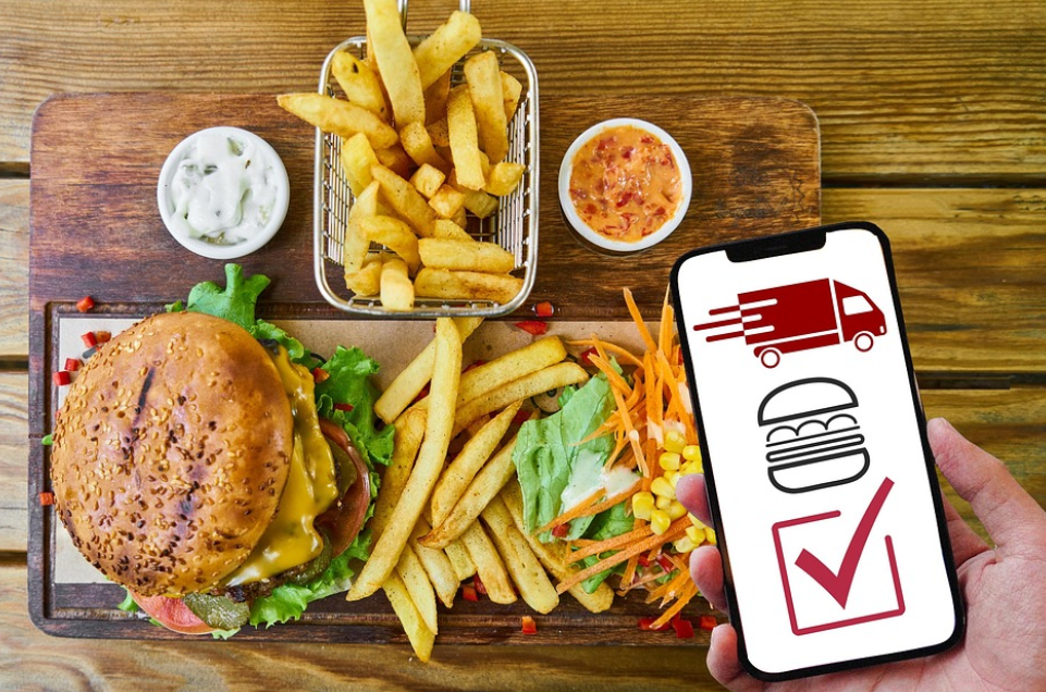 배달음식의 모습