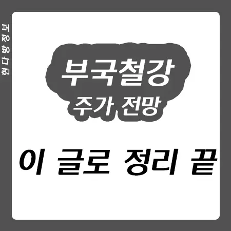 부국철강 주가 전망 - 이낙연 테마주