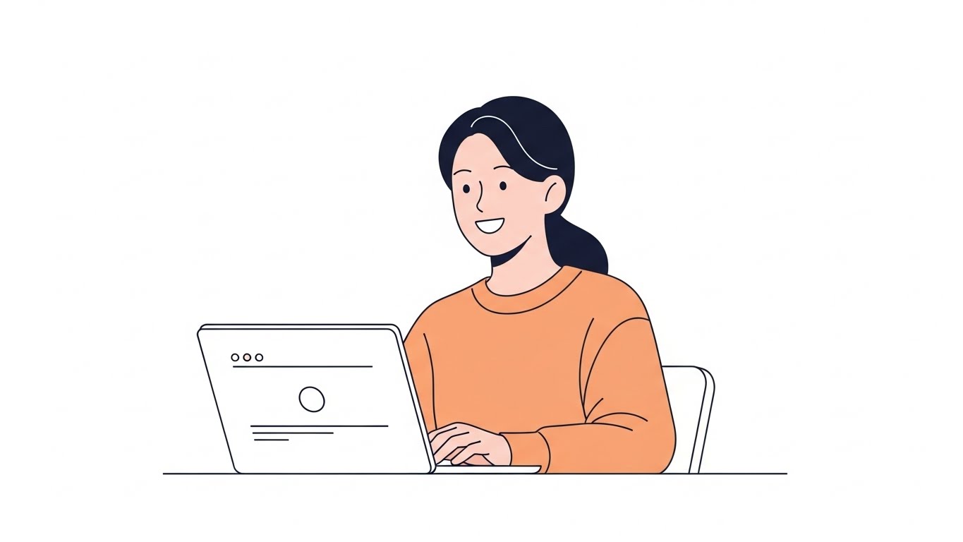 일정 관리 도구를 확인하는 모습으로, 집에서하는부업은 루틴화가 필요합니다.
