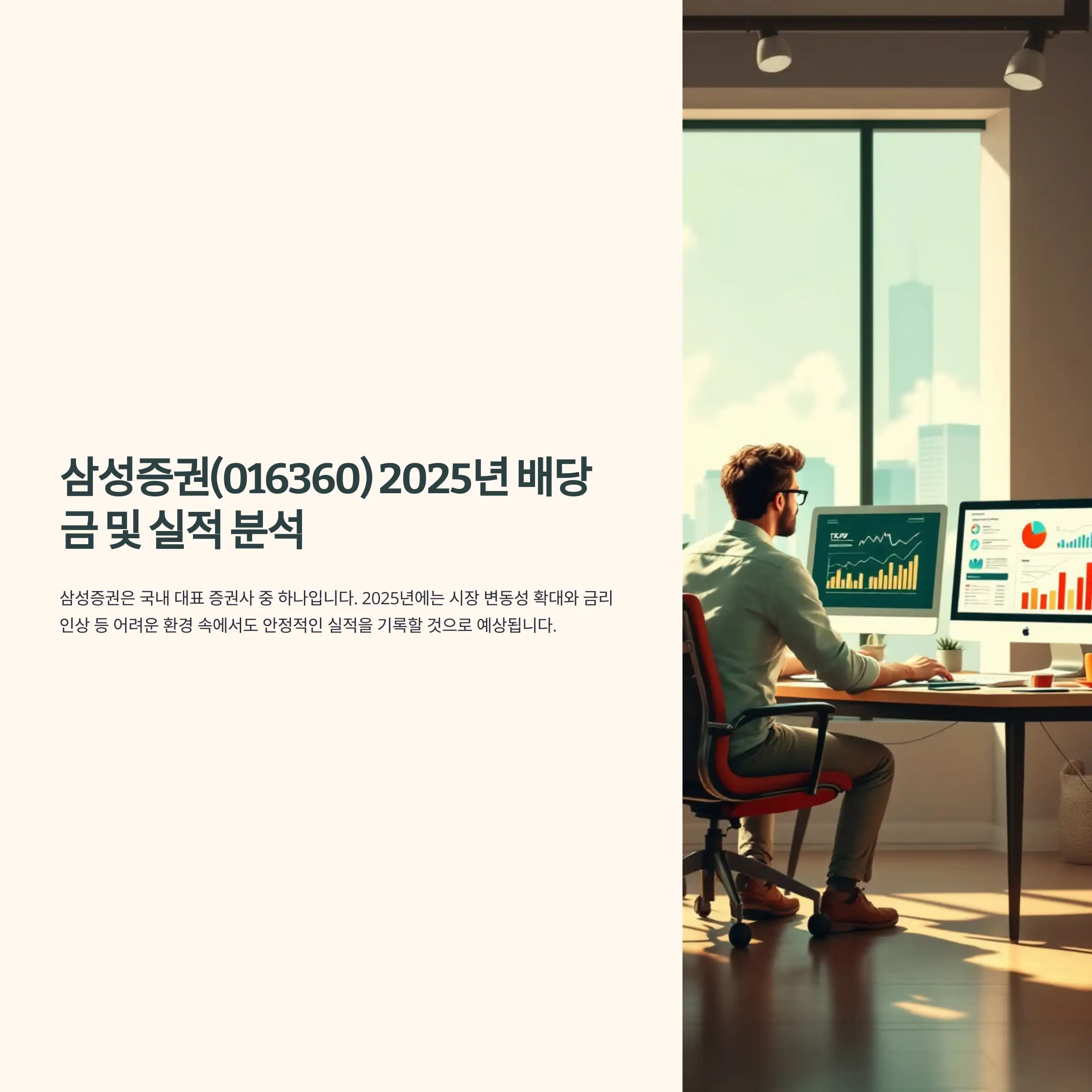 삼성증권(016360) 2025년 배당금