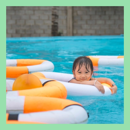 유럽풍 감성의 뮌스터담 수영장