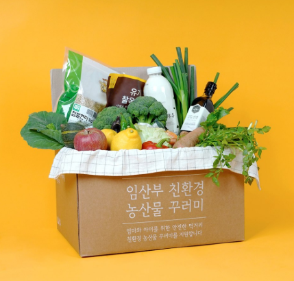 임산부 친환경 농산물 꾸러미 지원 사업