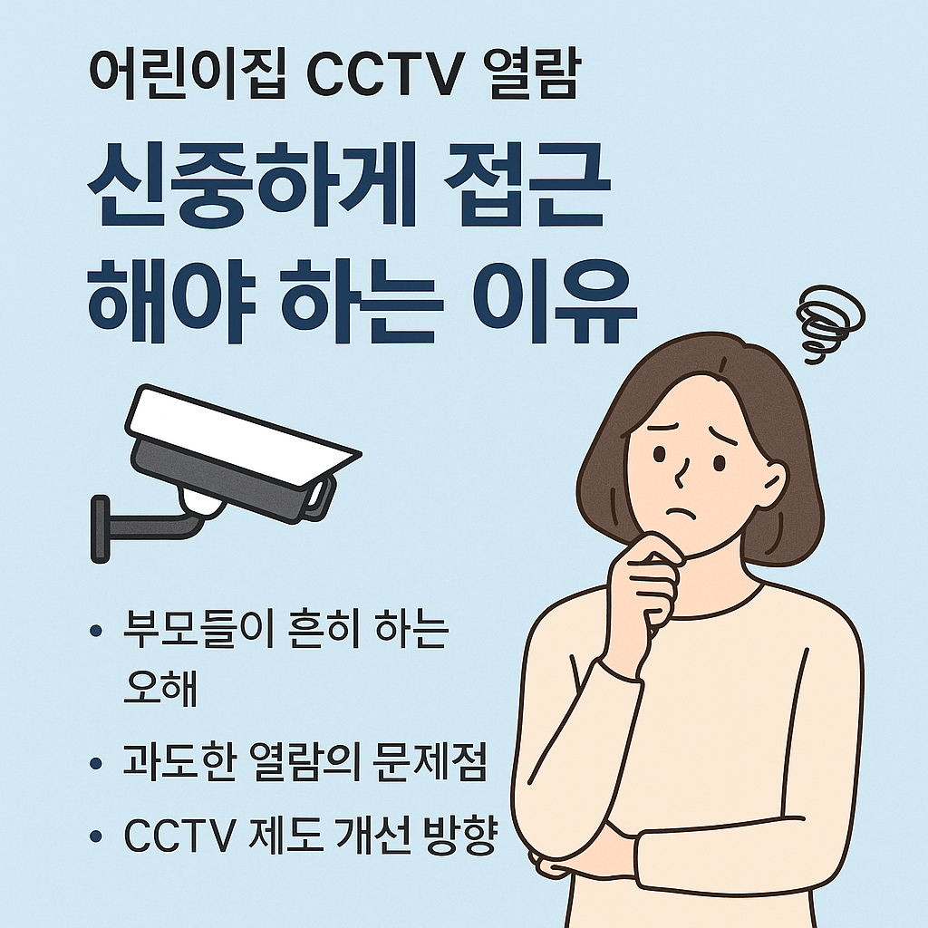 cctv 신중하게 접근해야 되는 이유