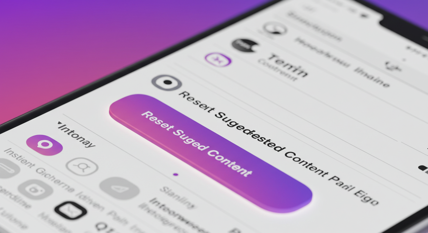 인스타그램 추천 콘텐츠 초기화, 2025년 완벽 가이드!