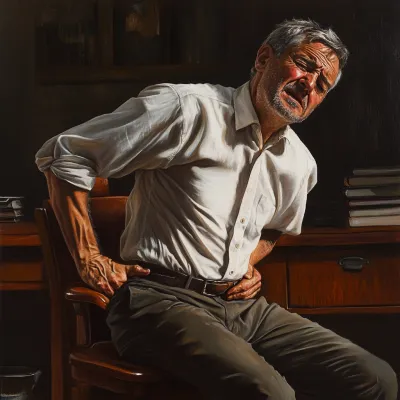 허리 디스크의 원인이 되는 자세3