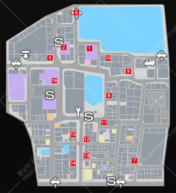 하루카의 부탁 카무로쵸 지도 이미지