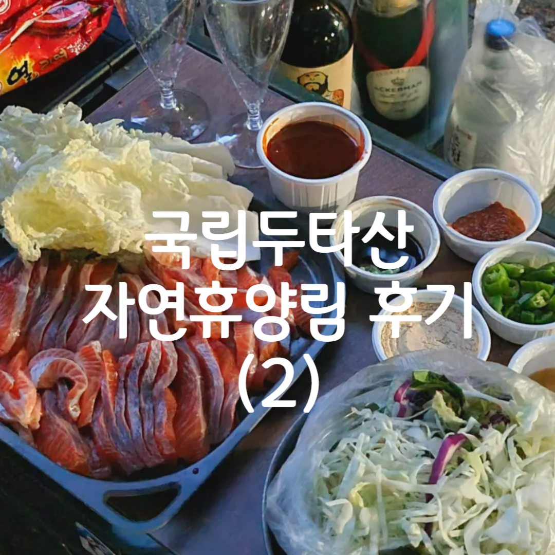 두타산자연휴양림 캠핑