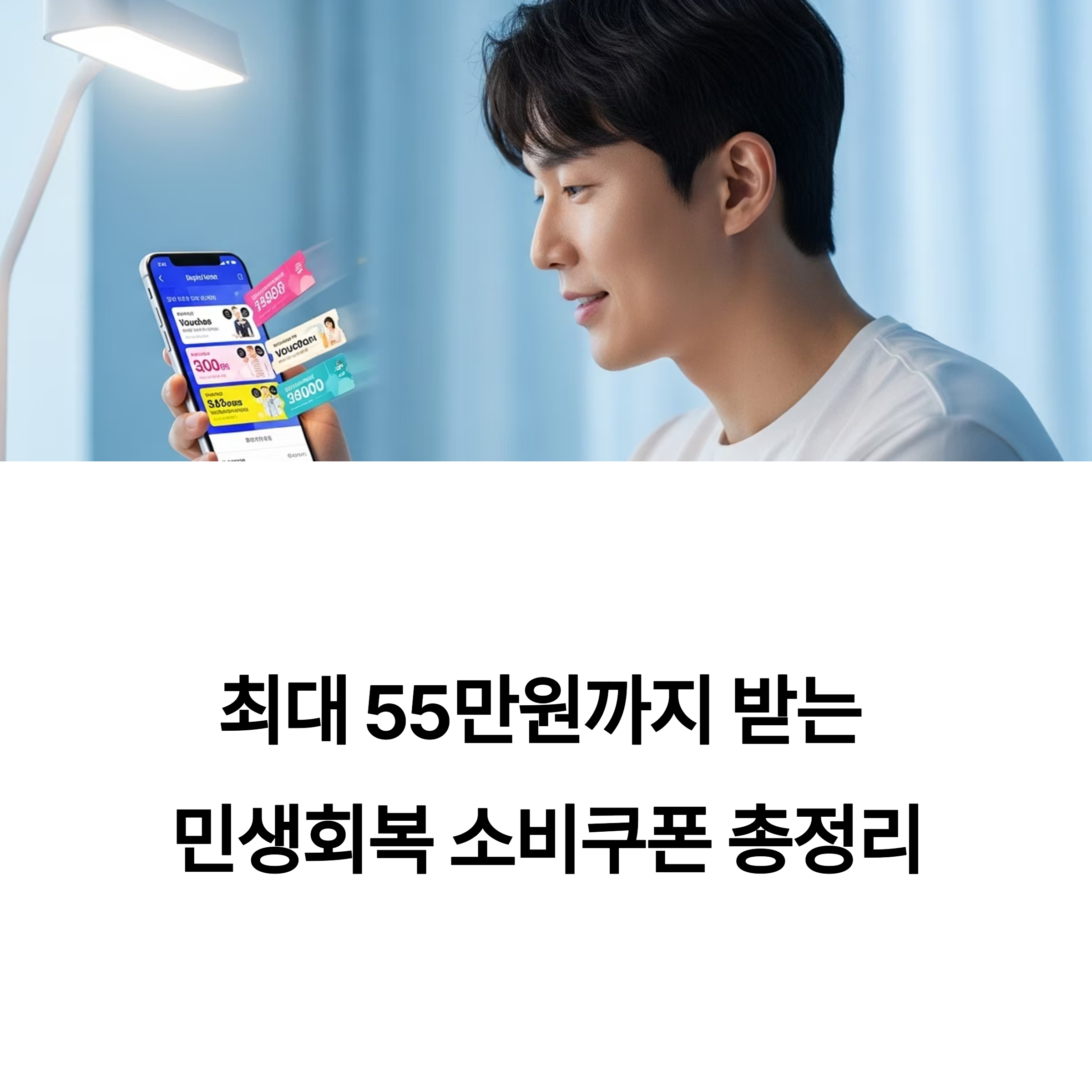 최대 55만원까지 받는 민생회복 소비쿠폰 총정리