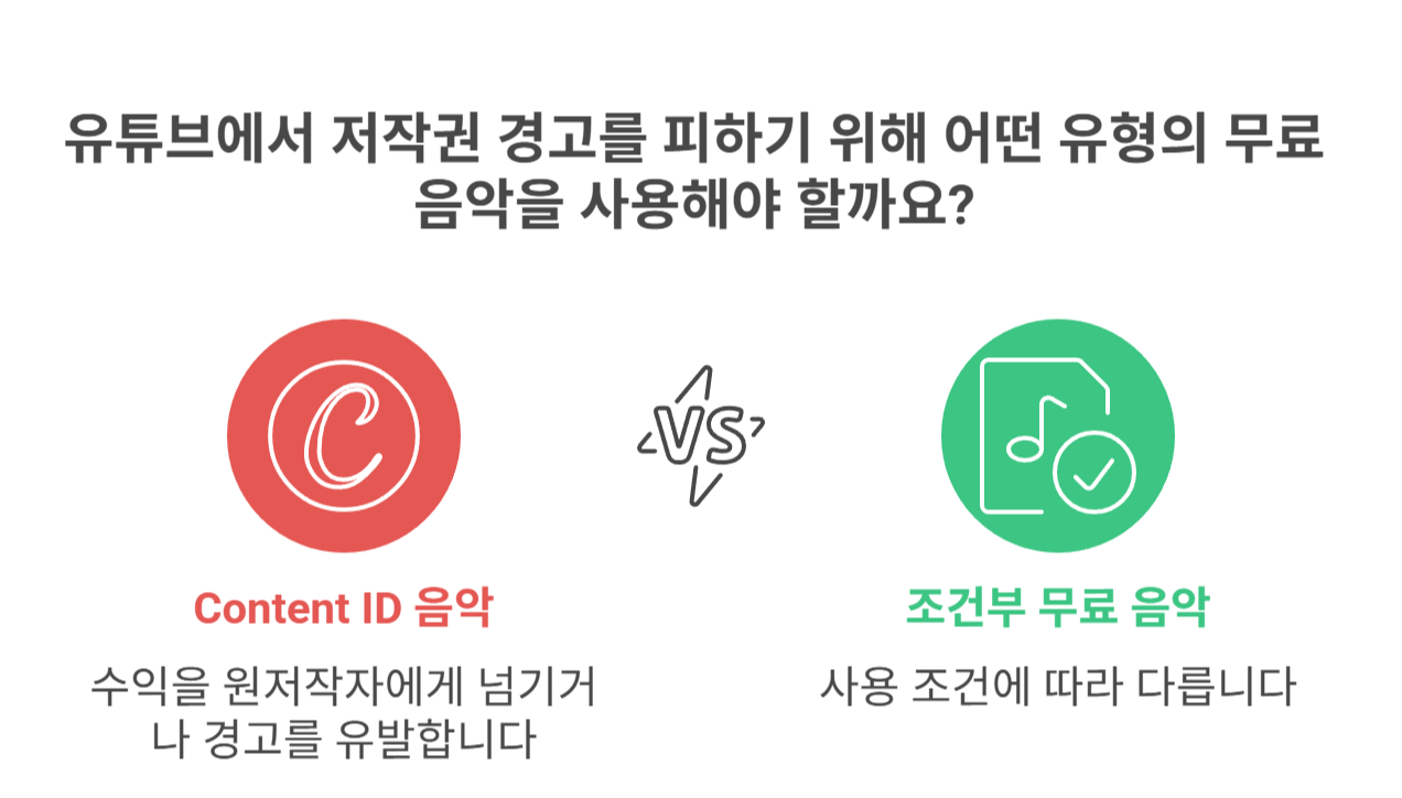 무료 음원인데 왜 저작권 경고가 뜰까?