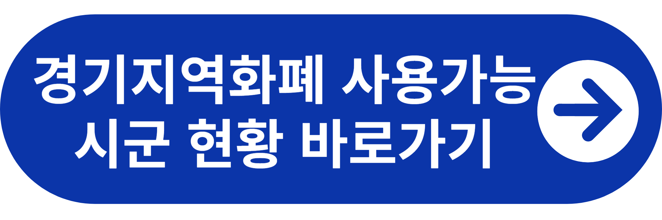 경기지역화폐 사용 시 군 현황 보기