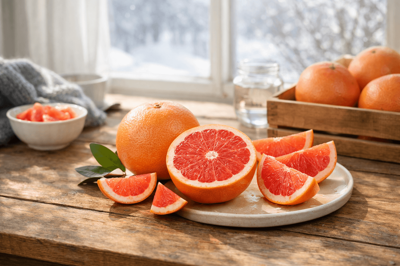 겨울철 자몽 인기 이유 (감기예방, 저칼로리, 과일추천)