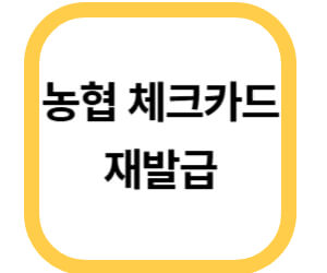 농협 체크카드 재발급 썸네일