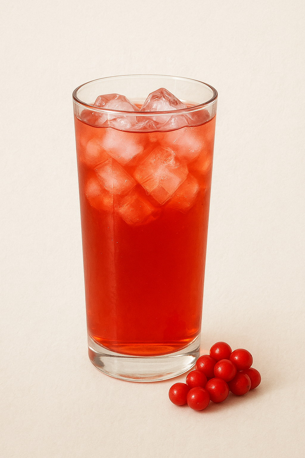 오미자 차 담긴 이미지