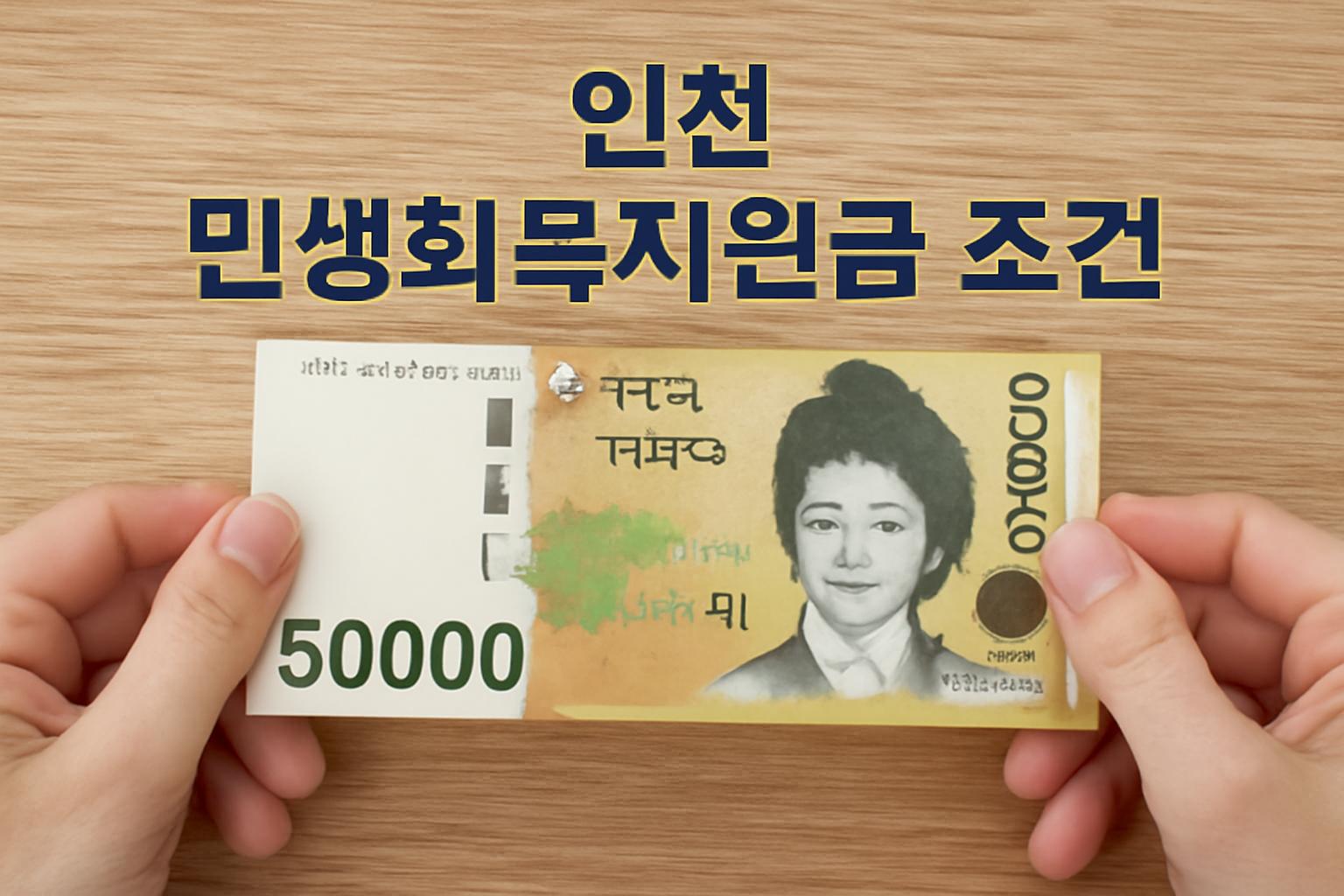 인천 민생회복지원금 조건