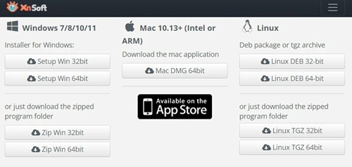 공식 웹사이트에서 윈도우용 다운로드하기