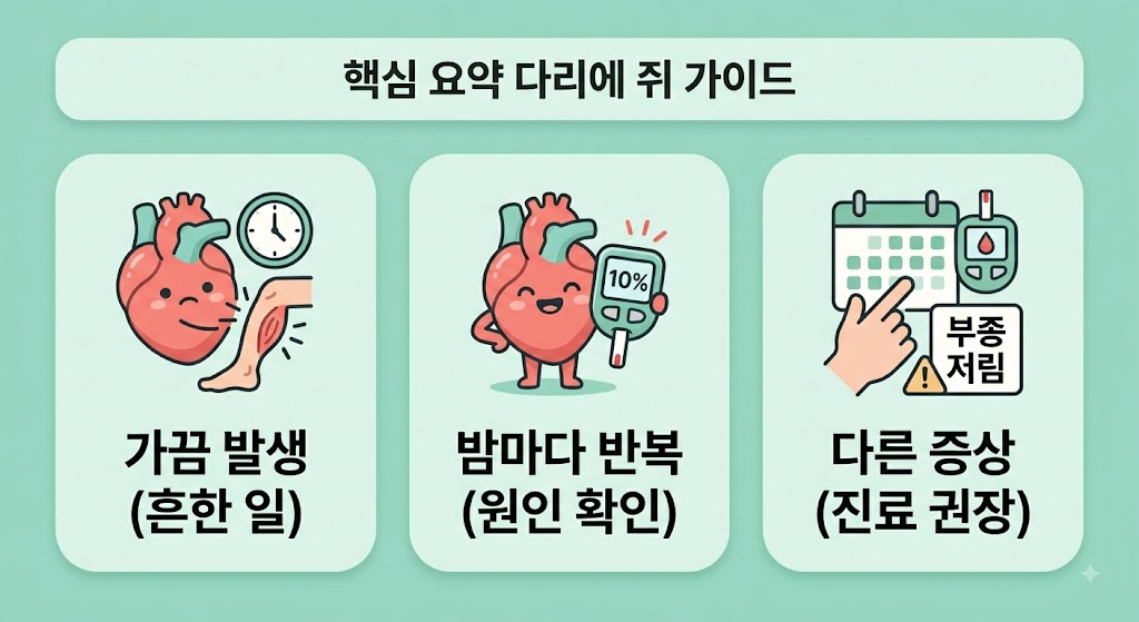 자다가 다리에 쥐 나는 이유, 왜 밤마다 반복될까요?