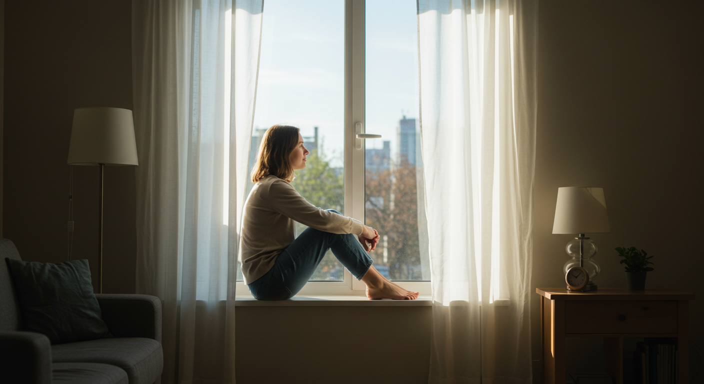 심리치유 긍정적변화 밝은창문 따뜻한빛 치유과정
