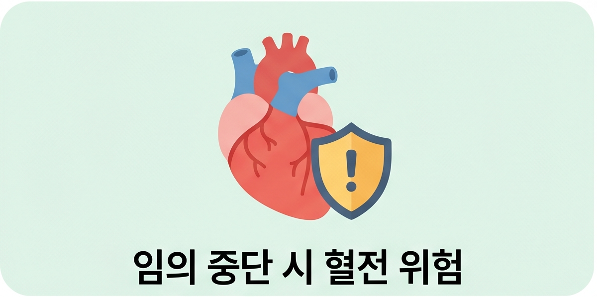 놓치기 쉬운 포인트 &mdash; 임의 중단이 더 위험하다