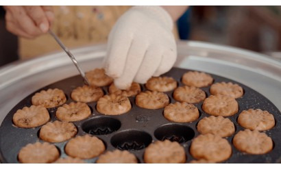 F&B 존 국화빵 굽는모습