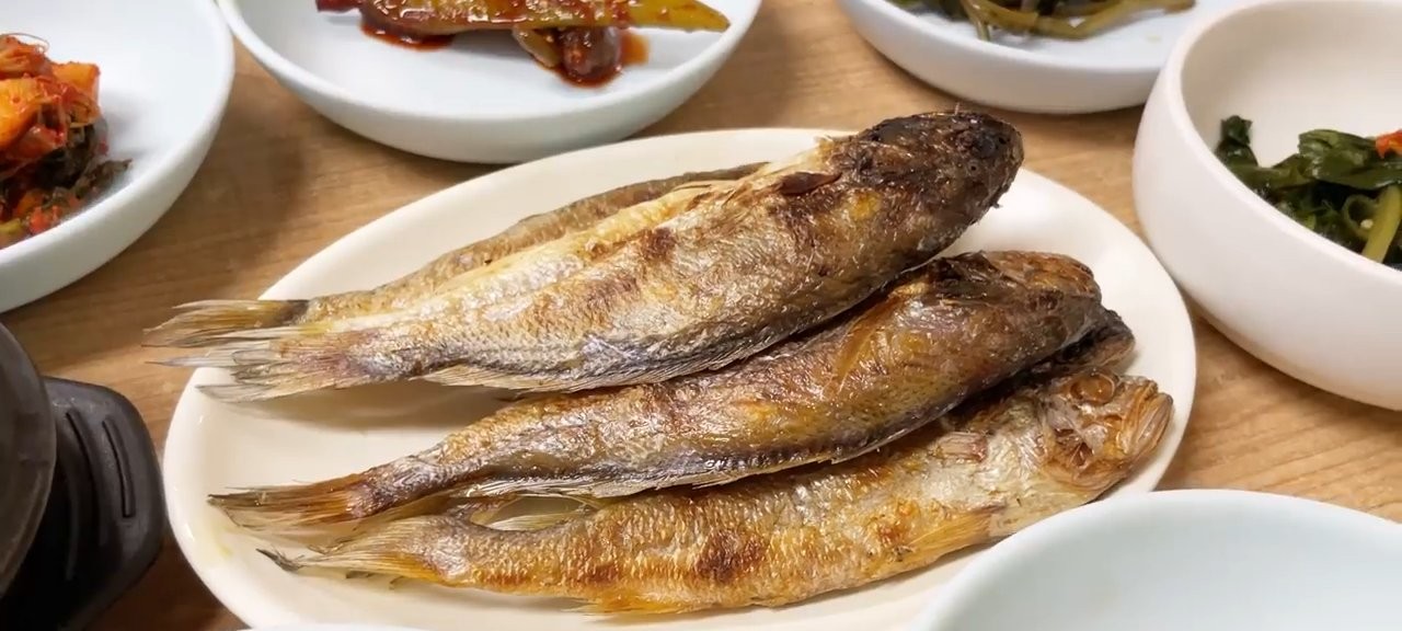 노릇하게 구운 영광굴비