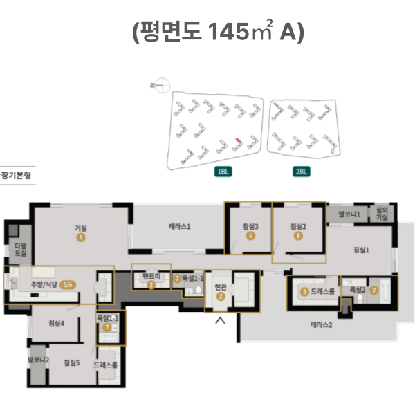 청주 센텀 푸르지오 자이 평면도