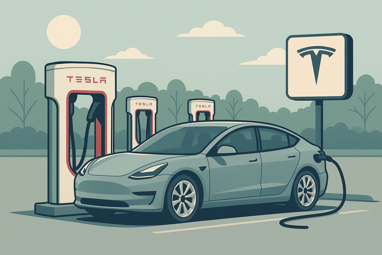 미국 주식 투자 EV 충전 인프라 테슬라 슈퍼차저 개방 전략과 주가 영향 분석