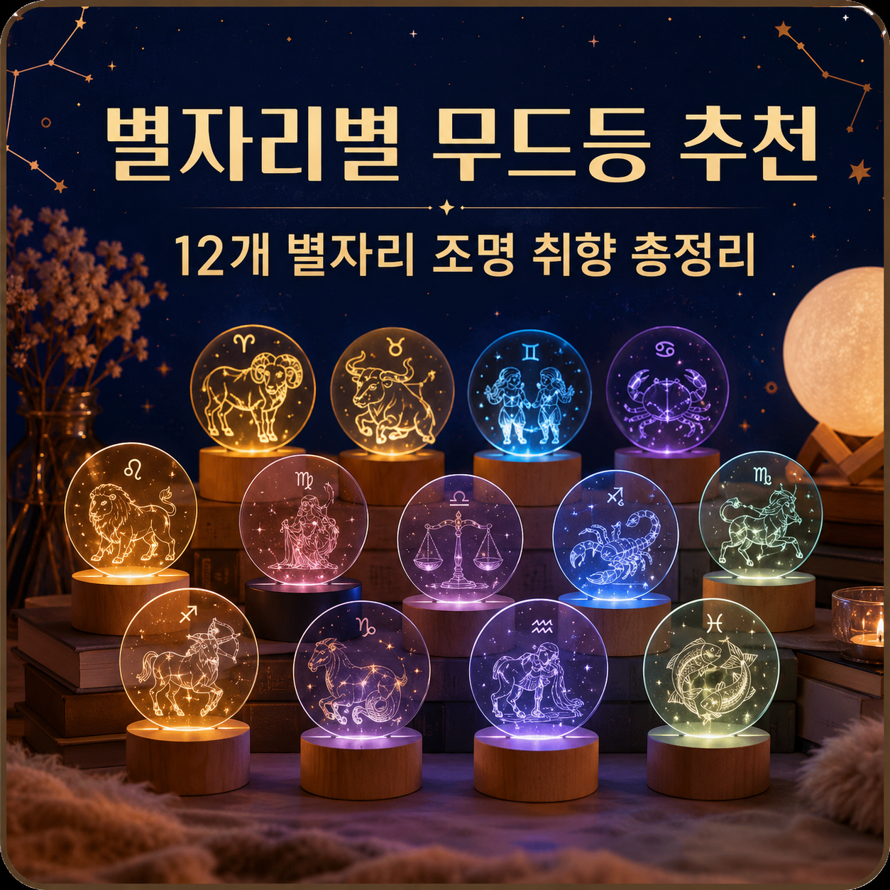 별자리별 무드등 추천