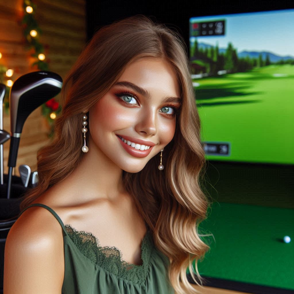 스크린골프장 배경