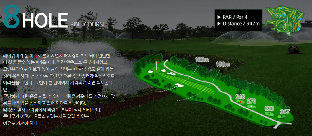 라온 골프클럽 파인코스 8