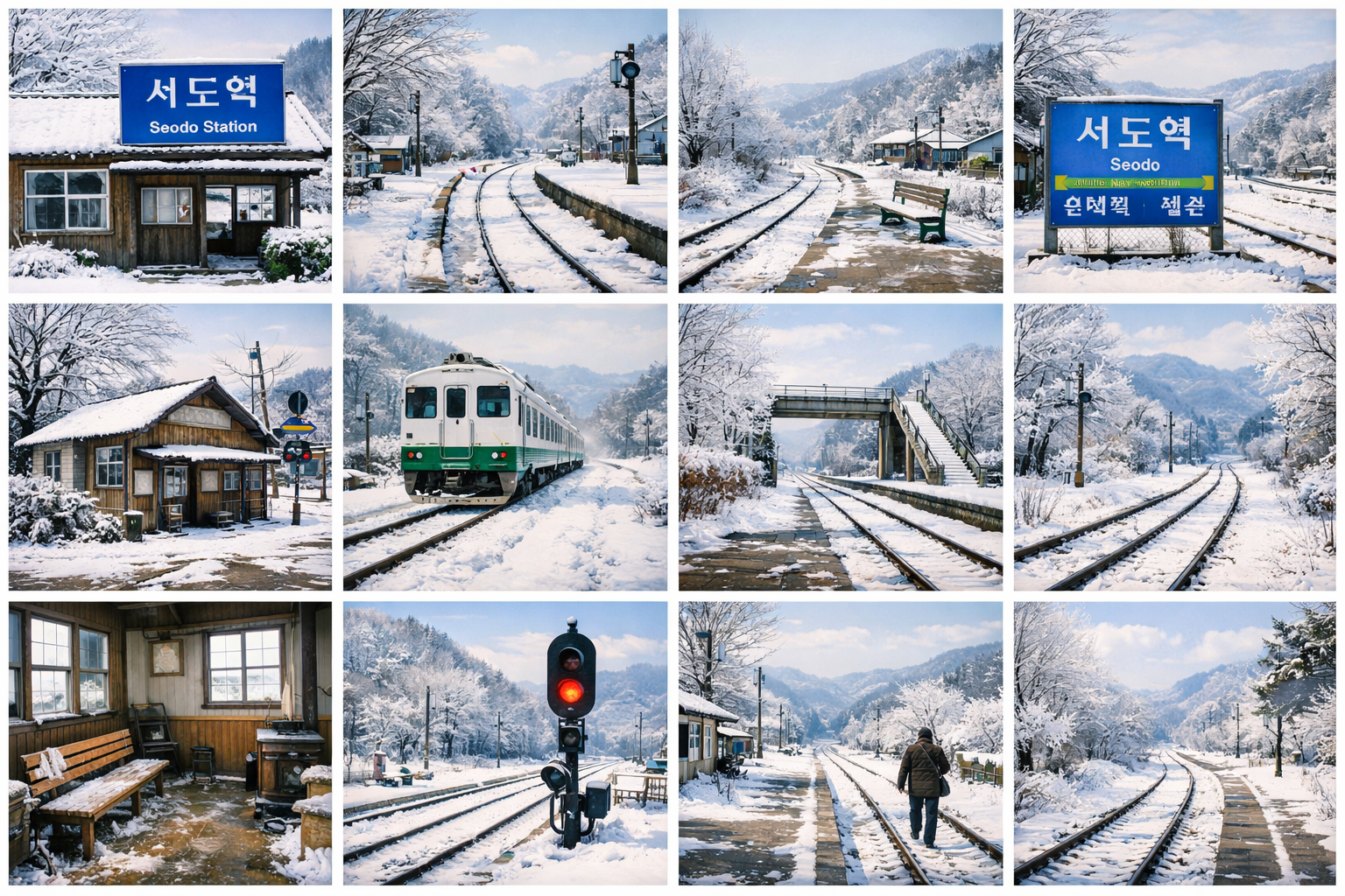 남원 서도역의 겨울 감성 설경, 역사, 여행지