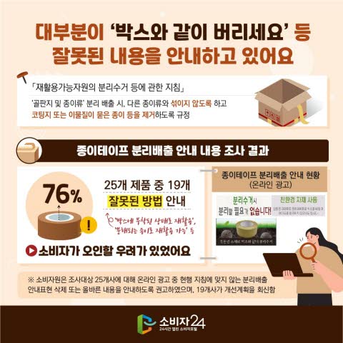 종이테이프 올바른 분리배출 가이드