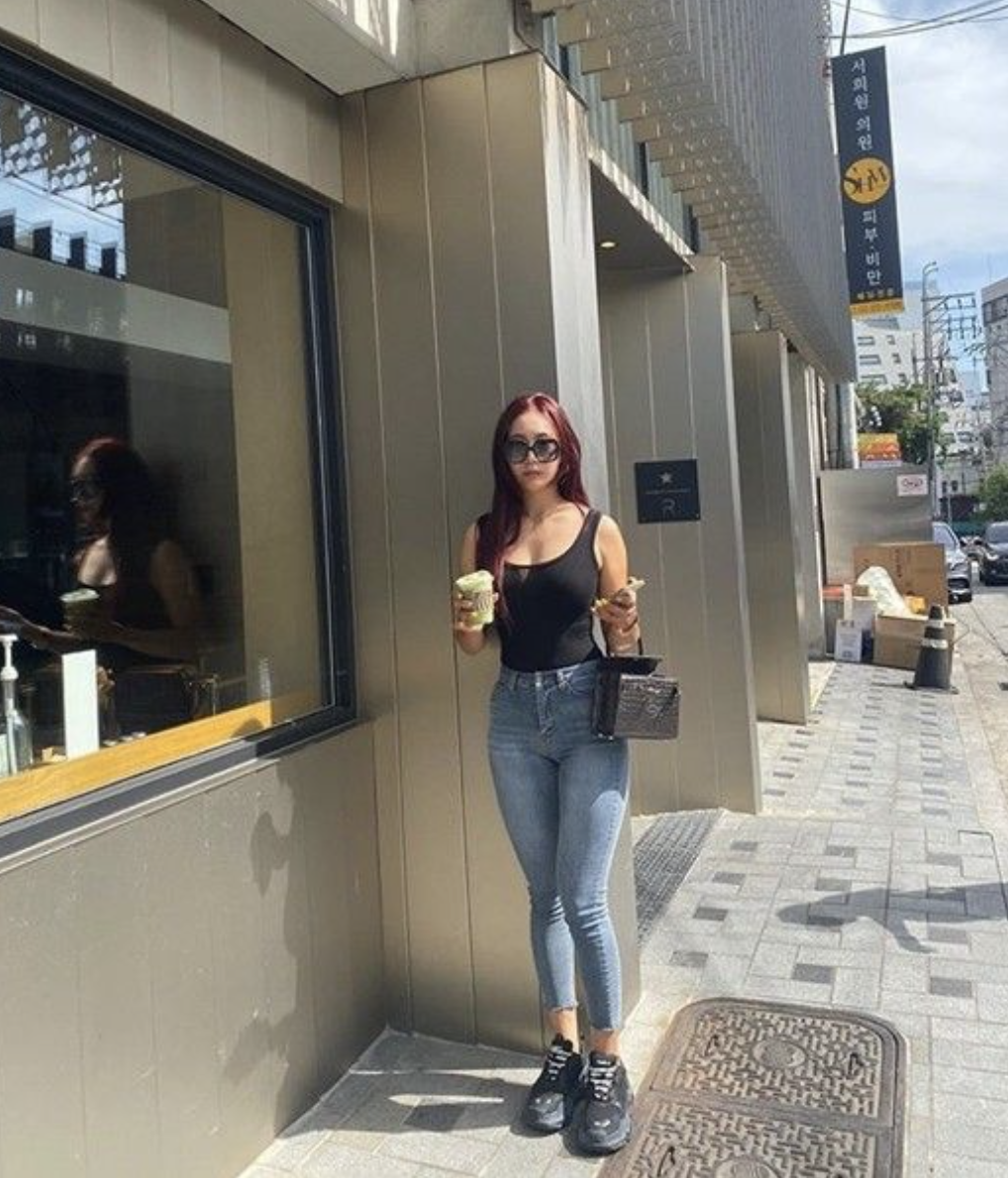 유현주 허벅지