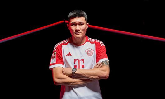 뮌헨유니폼을 입은 김민재