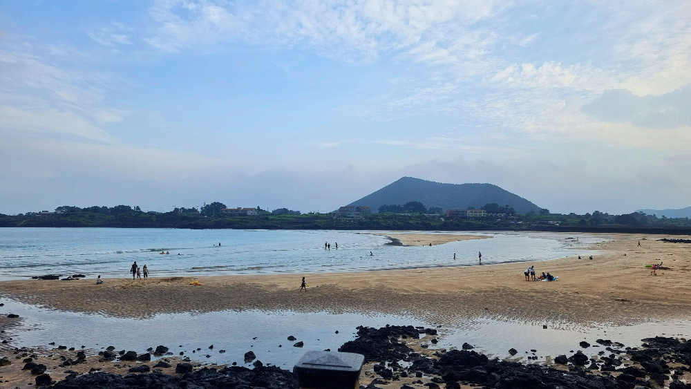 제주올레21코스 하도해수욕장의 모습