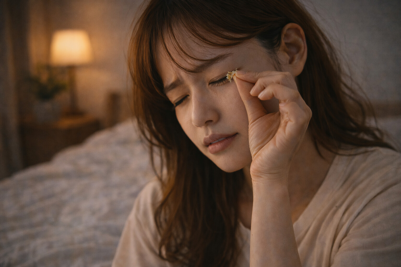 아침에 눈곱이 유난히 많이 끼는 이유&amp;#44; 몸이 보내는 경고