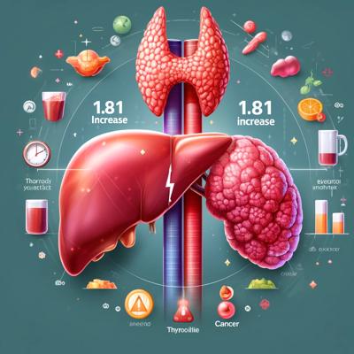 지방간 수치 높은 청년, 갑상선암 발병 위험 1.81배 상승...영양 관리 중요