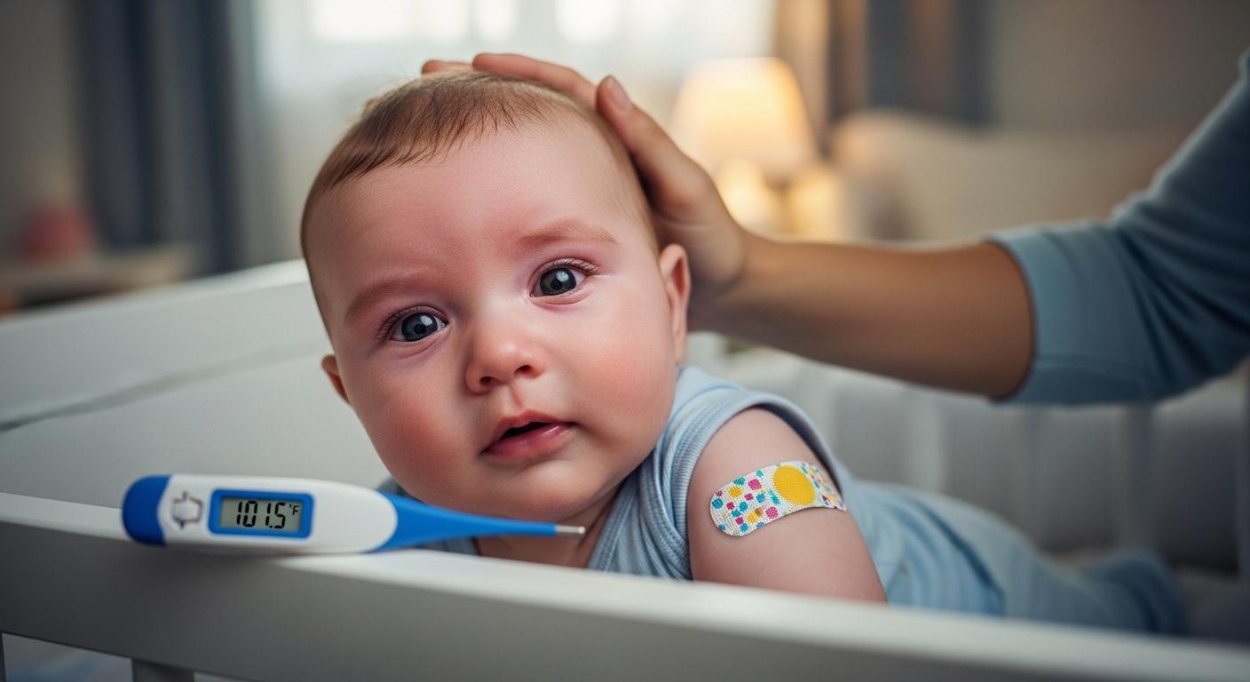 아기 예방접종 열