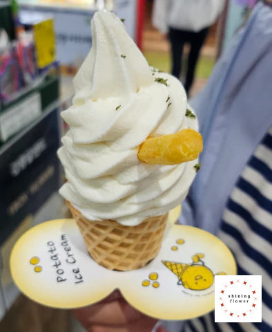 강릉 감자아이스크림콘