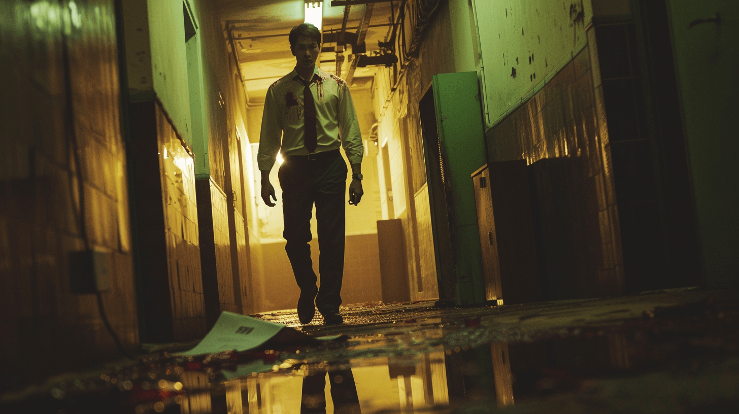 어두운-복도를-걸어오는-남자