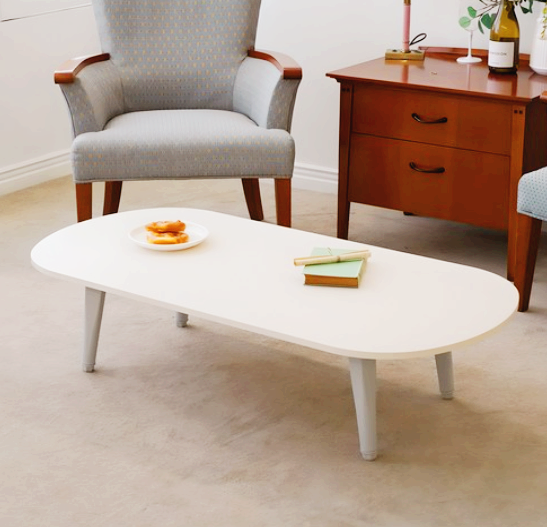 레몬트리 LPM 6단 높이조절 클래식 접이식 테이블 타원형