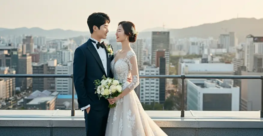 결혼하는 부부