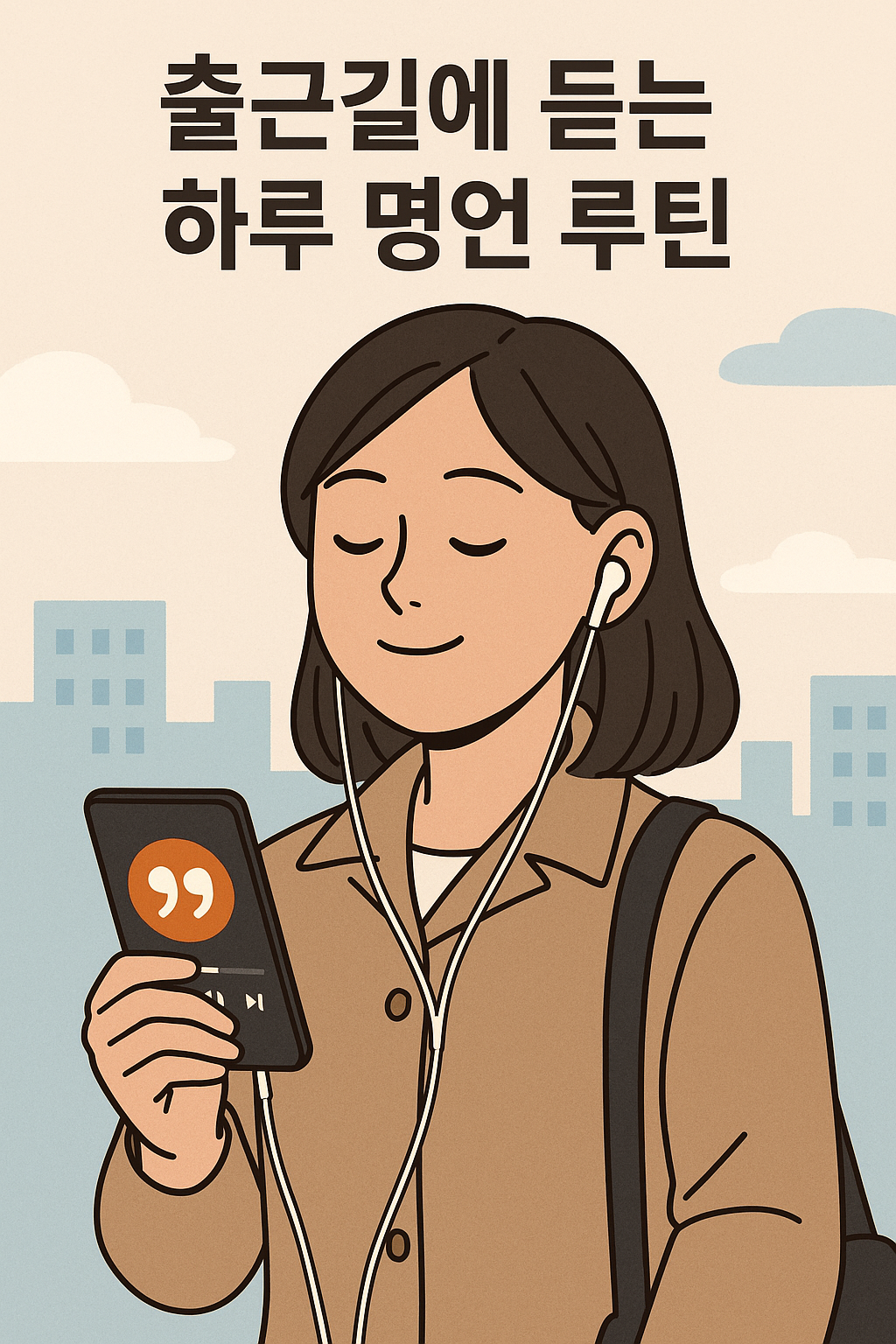 출근길에 듣는 하루 명언 루틴 관련 이미지