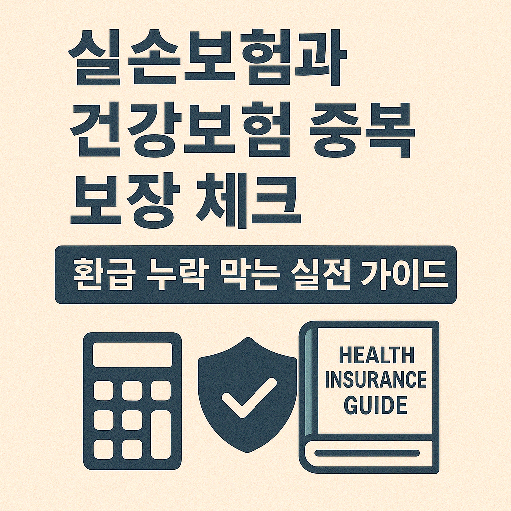 실손보험과 건강보험 중복 보장 체크 &ndash; 환급 누락 막는 실전 가이드.