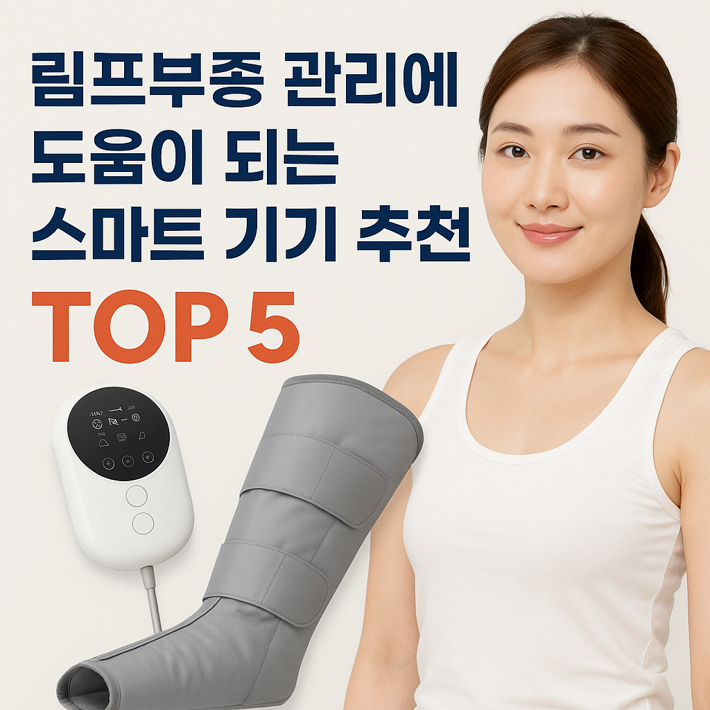 림프부종 스마트하게 관리하는 법! 전문가 추천 기기 TOP 5 공개