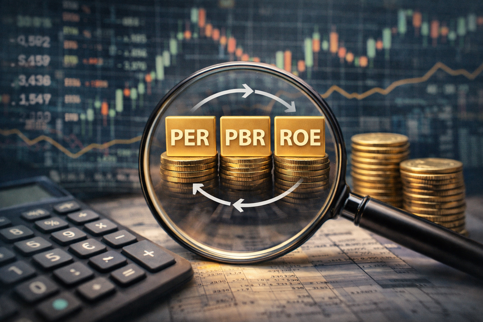 PER&amp;#44; PBR&amp;#44; ROE
