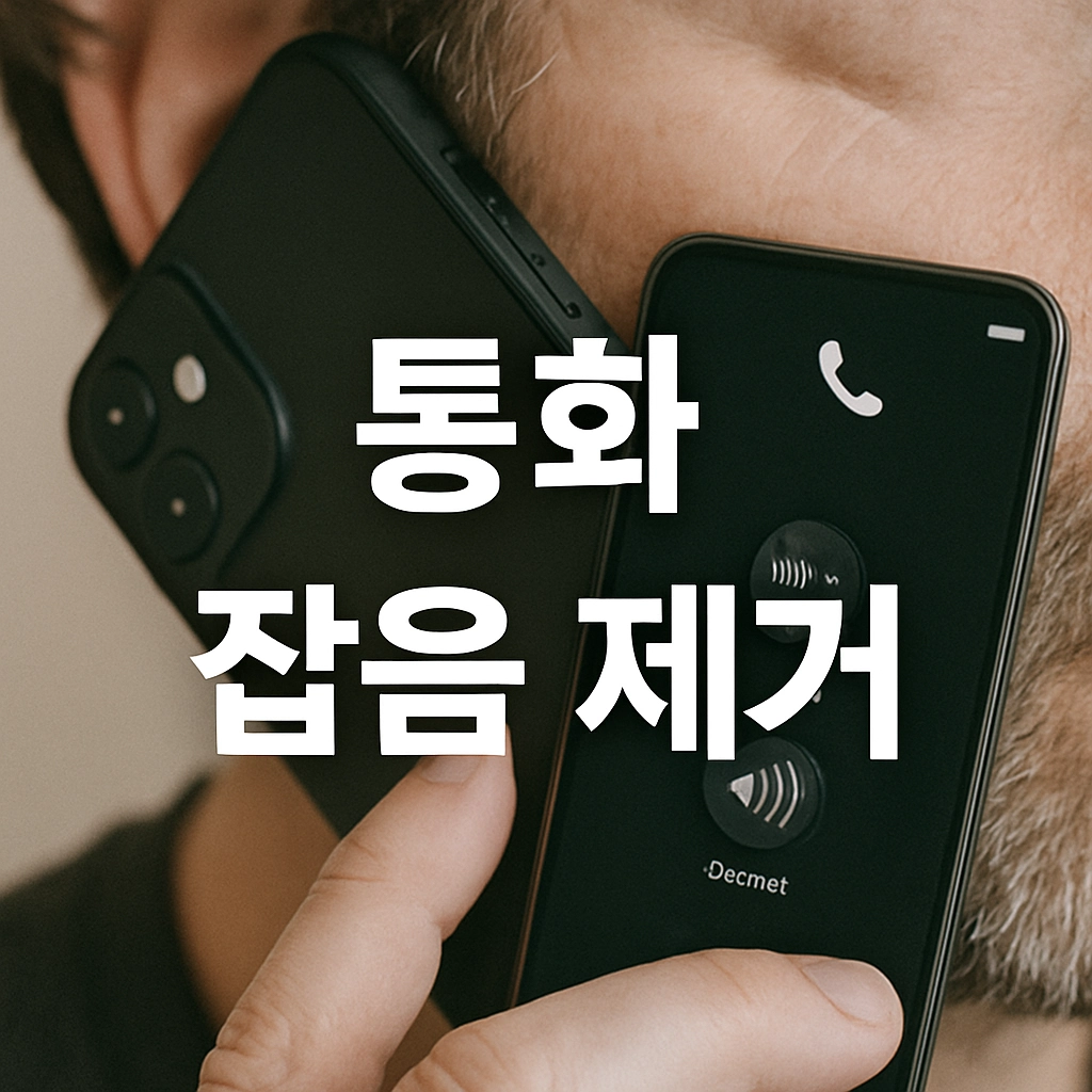 통화 중 잡음 제거하는 방법