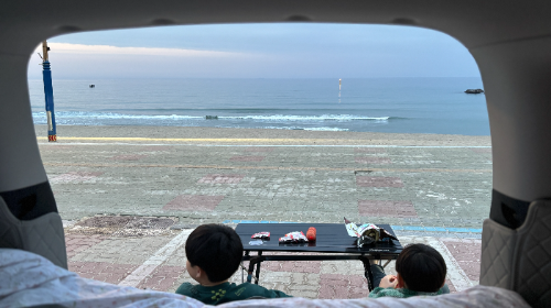 삼척 차박 맹방해수욕장