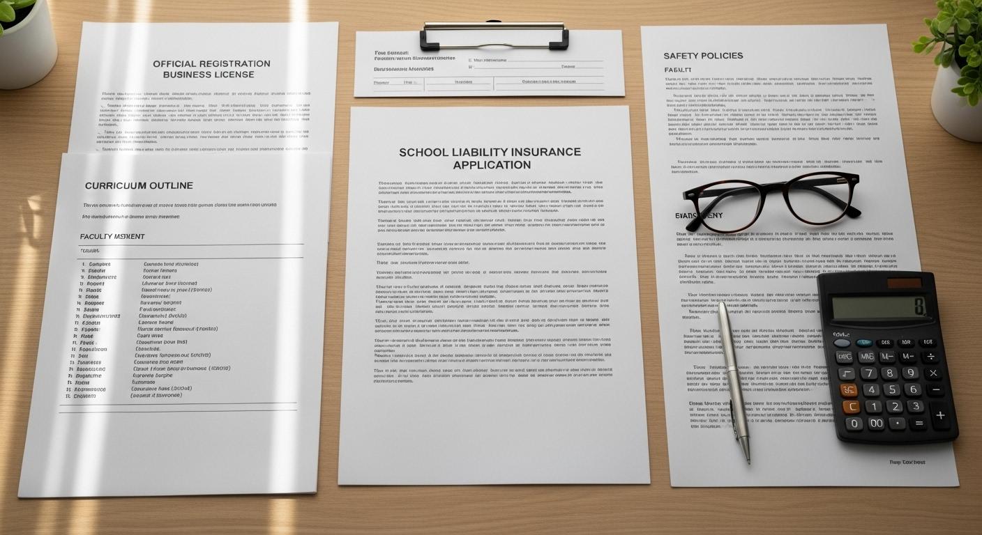 학원 배상책임보험 가입 필요 서류